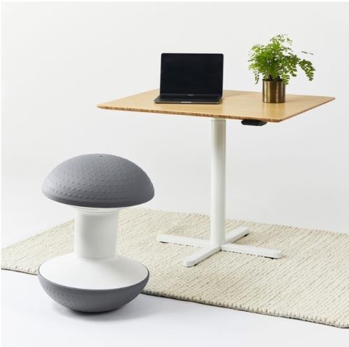 Humanscale B10GWNC Uncategorized Ballo Stool With Gray Dome And White Body (b10gwnc) 810125876974