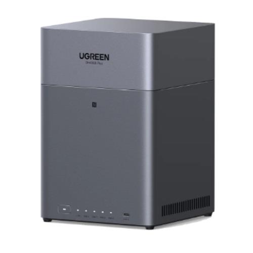 Ugreen DH4300 PLUS NAS Servers Ugreen Nas Dh4300 Plus Nasync 120tb Storage Hub W Hdmi Cable Dark Grey Retail Dh4300plus 