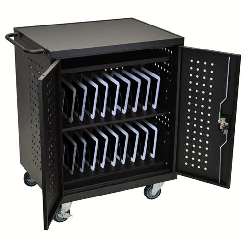 Luxor - H.Wilson LLTM42-B Carts & Dollies 42 Tablet Unit W/ Electric (lltm42-b) Lltm42b 847210032977