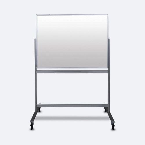 Luxor - H.Wilson MMGB4836 Erase Boards 48"w X 36"h Double-sided Mobile Magnetic Glass Manufacture Authorized Refurbished (mmgb4836) 847210037200
