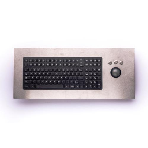 Ikey PM-2000-TB-USB Keyboard & Mouse Combos Nema 4x Stainless, Panel Mount Keyboard With Trackball (pm-2000-tb-usb) Pm2000tbusb 