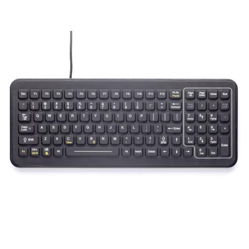 Ikey SB-101-USB Uncategorized Ikey Sb-101-usb Sealed Keyboard With Red Led Backlight, Numeric Pad And Usb Cabl Sb101usb 