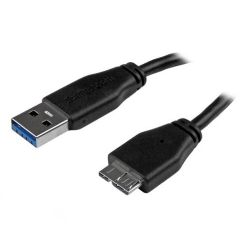 Startech USB3AUB3MS Cables 3m (10ft) Slim Superspeed Usb 3.0 A To Micro B Cable - M/m 065030859721