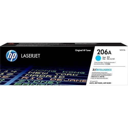 Hp W2111A Toners & Ink Cartridges 206a Cyan Original Laserjet Toner Cartridge 193905265060