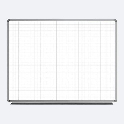 Luxor - H.Wilson WB4836LB Erase Boards "48” X 36” Wall-mounted Magnetic Ghost Grid Whiteb (wb4836lb) 847210038184