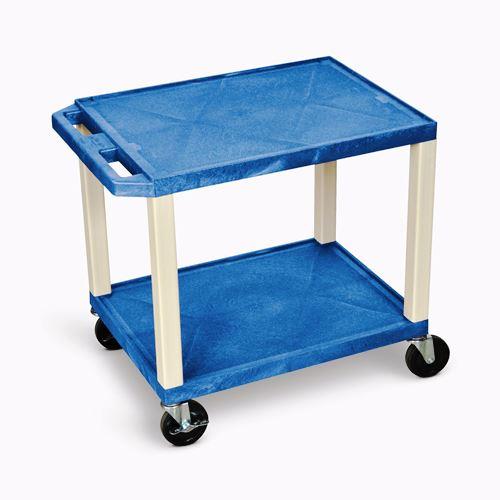 Luxor - H.Wilson WT26BUE Carts & Dollies Blue 26"  Tfy Cart With Elect (wt26bue) 812552015155