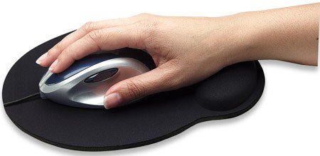 Manhattan 434362 Wrist Rest Black GEL Mouse Pad for sale online 