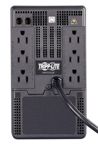 6 Outlets Tripp Lite SMART550USB 550VA 300W UPS Battery Back Up Tower AVR 120V USB RJ11