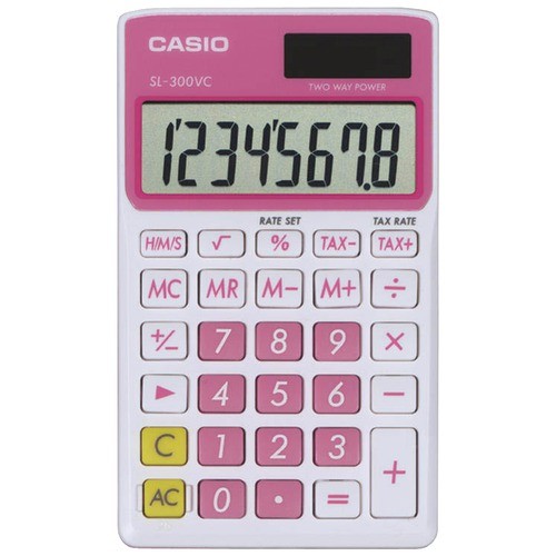 Casio SL-300VC-PK-S-IH Calculators Sl-300vc Handy Calculator Sl300vcpksih 799916045822