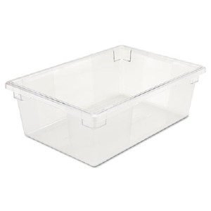 Rubbermaid Commercial 3300CLE Storage Ware - 49.7 quart Food Container - Plastic, Polycarbonate -...
