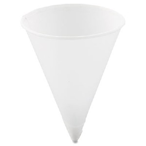 Solo Eco-Forward 4 Oz Paper Cone Water Cups - Cone - 5000 / Carton - White - Paper - Water, Cold...