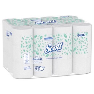 Scott Essential Coreless High-Capacity Standard Roll Toilet Paper - 2 Ply - 4