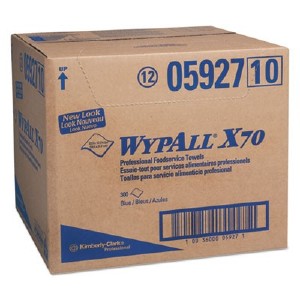 Wypall Critical Clean High Capacity Heavy Duty Foodservice Cloths - Quarter-fold - 12.50