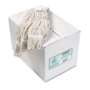 Pro Loop Web/Tailband Wet Mop Head, Cotton, 12/Carton (4024CCT) (BWK4024CCT)