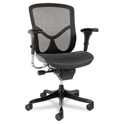 Alera EQA42ME10B Uncategorized Ergo Eq Eqa42me10b Multifunction Mid-back Chair ALEEQA42ME10B 042167381110