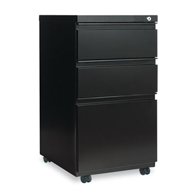 Alera PBBBFBL Uncategorized File Pedestal With Full-length Pull, Left Or Right, 3-drawers: Box/box/file, Leg (pbbbfbl) (alepbbbf ALEPBBBFBL 