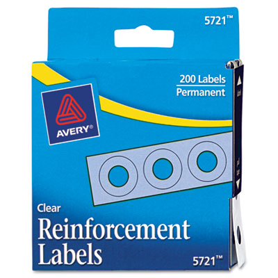 Avery Dennison 05721 Binder Accessories Reinforcement Labels AVE05721 077711057210