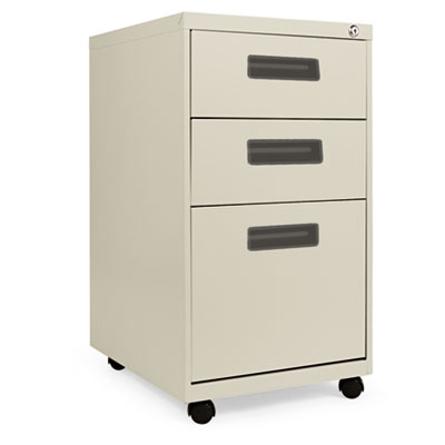Alera PABBFPY Uncategorized File Pedestal, Left Or Right, 3-drawers: Box/box/file, Legal/letter, Putty, 14.9 (pabbfpy) (alepabbf ALEPABBFPY 