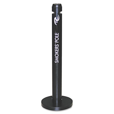 Rubbermaid FGR1BK Uncategorized Freestanding Smoker's Pole RCPR1BK 097591109113