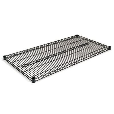 Alera SW584824BL Uncategorized Industrial Wire Shelving Extra Wire Shelves, 48w X 24d, Black, 2 Shelves/carton (sw584824bl) (alesw5 ALESW584824BL 042167923235