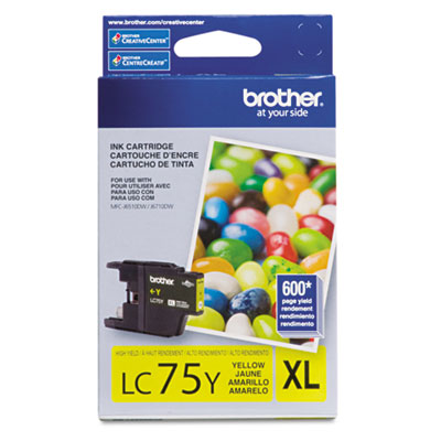Buy&nbsp;Brother&nbsp;LC75Y&nbsp;Toners & Ink Cartridges