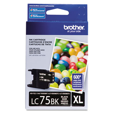 Buy&nbsp;Brother&nbsp;LC75BK&nbsp;Toners & Ink Cartridges
