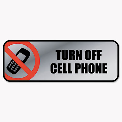 Consolidated Stamp 098211 Uncategorized Turn Off Cell Phone Image/message Sign COS098211 20039956982119