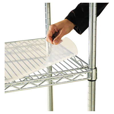Alera SW59SL4824 Uncategorized Shelf Liners For Wire Shelving, Clear Plastic, 48w X 24d, 4/pack (sw59sl4824) (alesw59sl4824) Pg.296 ALESW59SL4824 042167924195