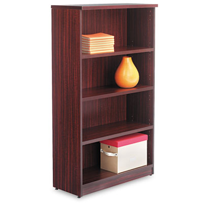 Alera VA635632MY Uncategorized Alera Valencia Series Bookcase, Four-shelf, 31.75w X 14d X 54.88h, Mahogany (va635632my) (aleva63563 ALEVA635632MY 042167302405