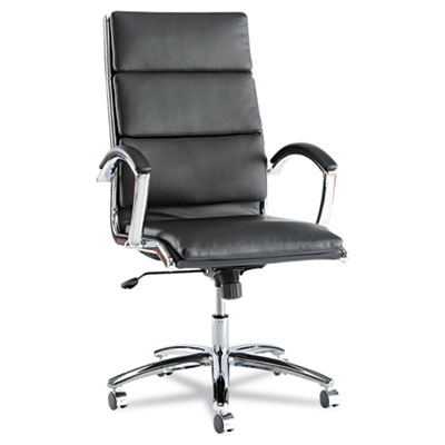 Alera NR4119 Uncategorized Alera Neratoli High-back Slim Profile Chair, Faux Leather, 275 Lb Cap, 17.32" To (nr4119) (alenr4119 ALENR4119 