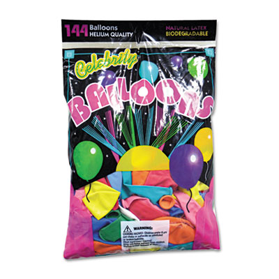 Tablemate Products, Inc TBL916100 Uncategorized Party Loons Helium Quality Latex Balloons, Assorted Colors, 100/pack (tbl916100) (tbl1200) Pg.486. TBL1200 008915120004