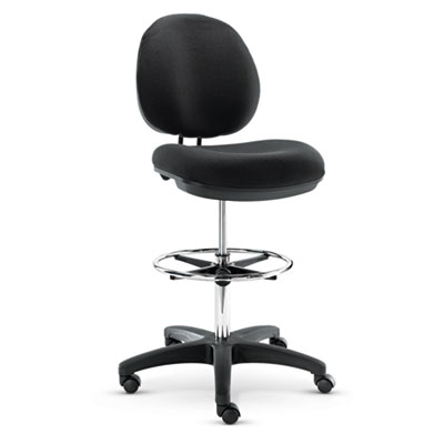 Alera IN4616 Uncategorized Alera Interval Series Swivel Task Stool, Supports Up To 275 Lb, 23.93" To 34.53" (in4616) (alein4616 ALEIN4616 