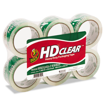 Shuretape 4419627295 Uncategorized Heavy-duty Carton Packaging Tape, 3" Core, 1.88" X 55 Yds, Clear, 6/pack (4419627295) (duccs556pk) P DUCCS556PK 075353072950