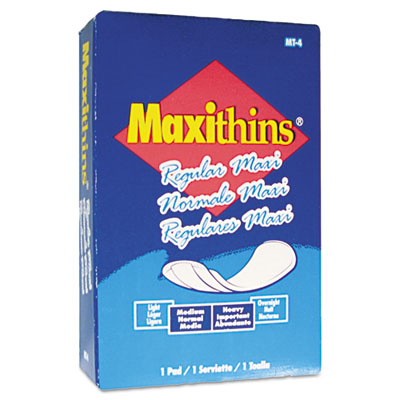 Hospital Specialty MT4FS Uncategorized Maxithins Vended Sanitary Napkins #4, Maxi Absorbency, 100 Individually Boxed Na (mt4fs) (hosmt4fs) HOSMT4FS 10075289068062