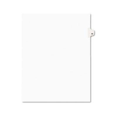 Avery Dennison 01055 Uncategorized Individual Legal Dividers AVE01055 60072782010555