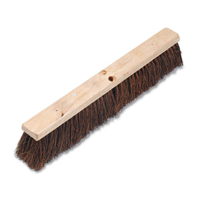 Unisan 20124 Uncategorized Floor Brush Head, 3.25" Natural Palmyra Fiber Bristles, 24" Brush (20124) (bwk20124) Pg.653. BWK20124 10749507985034