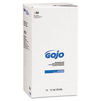 Gojo Industries, Inc 753002 Uncategorized Shower Up Soap And Shampoo, Clean, 5,000 Ml Refill Bag, 2/carton (753002) (goj753002ct) GOJ753002CT 10073852075301