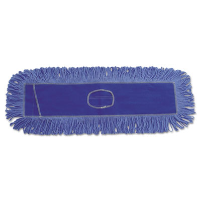 Unisan 1124 Uncategorized Dust Mop Head, Looped-end, Cotton/synthetic Fibers, 24 X 5, Blue (1124) (bwk1124) BWK1124 10749507984037
