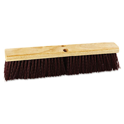 Unisan 20318 Uncategorized Floor Brush Head, 3" Maroon Heavy-duty Polypropylene Bristles, 18" Brush (20318) (bwk20318) BWK20318 10749507984983