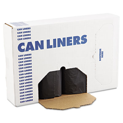 Unisan X8647SKKR01 Uncategorized Recycled Low-density Polyethylene Can Liners, 56 Gal, 1.2 Mil, 43" X 47", Black, (x8647skkr01) (bwk5 BWK518 00749507981336