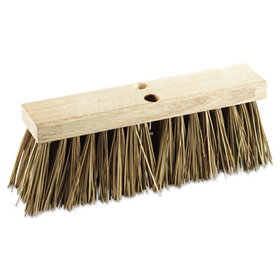 Unisan 71160 Uncategorized Street Broom Head, 6.25" Brown Palmyra Fiber Bristles, 16" Brush (71160) (bwk71160) BWK71160 10749507984709