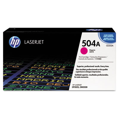Hp CE253A Toners & Ink Cartridges Hp 504a (ce253a) Magenta Original Laserjet Toner Cartridge 883585595723