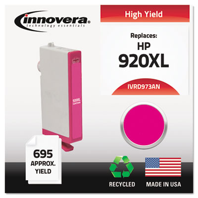Innovera IVRD973AN Uncategorized Remanufactured Magenta High-yield Ink, Replacement For 920xl (cd973an), 700 Page (ivrd973an) (ivrd97 IVRD973ANC 50686024126701