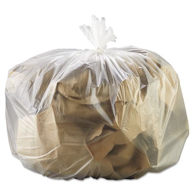 Unisan Z6639HNGR1 Uncategorized High-density Can Liners, 33 Gal, 13 Mic, 33" X 39", Natural, Perforated Roll, 25 (z6639hngr1) (bwk33 BWK333916 00749507995647