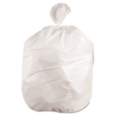 Unisan H4823LWKR01 Uncategorized Low-density Waste Can Liners, 10 Gal, 0.4 Mil, 24" X 23", White, Perforated Roll (h4823lwkr01) (bwk2 BWK2423EXH 00749507998204