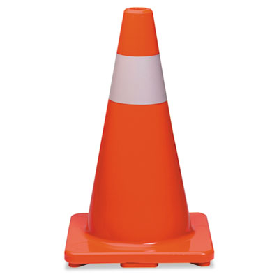 Tatco Products, Inc 25500 Sign & Name Plates Sturdy Molded Reflective Traffic Cone TCO25500 797742255002