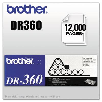 Brother DR360 Drums Dr360 Replacement Drum 012303237779