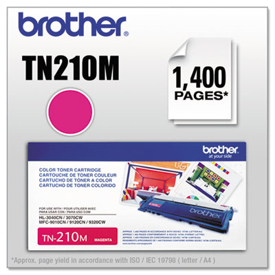 Brother TN210M Toners & Ink Cartridges Tn210 Bk/c/m/y Toner Cartridge BRTTN210M 012502622581