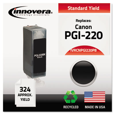 Innovera CNPGI220PB Toners & Ink Cartridges Cnpgi220pb Remanufactured Ink Cartridge Alternative For Canon (2945b001) IVRCNPGI220PB 50686024123175
