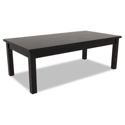 Alera VA7548BK Uncategorized Alera Valencia Series Occasional Table, Rectangle, 47.25w X 19.13d X 16.38h, Bla (va7548bk) (aleva75 ALEVA7548BK 